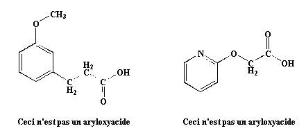 Aryloxyacides et dérivés (ARY)